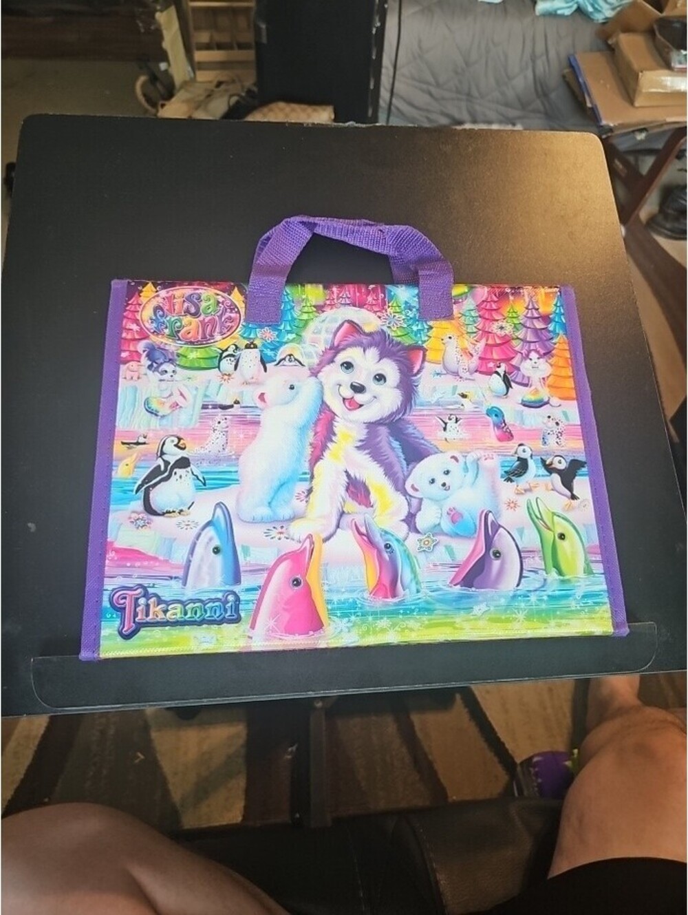 Lisa Frank Trifold Portfolio Carrying School Organizer